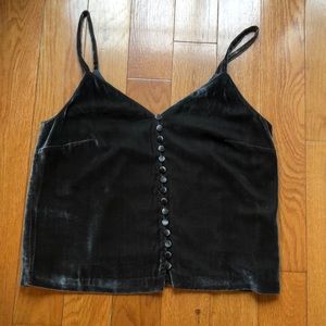Madewell velvet camisole